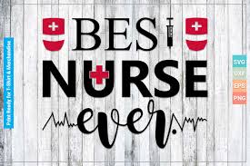 Download Best Nurse Ever Svg Cut Files Graphic By Svgitems Creative Fabrica PSD Mockup Templates