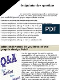It is, therefore, extremely vital that the candidate possess traits, such as credibility, work ethic, trustworthiness, diligence and good judgement. Top 10 Graphic Design Interview Questions And Answers Pptx Job Interview Design