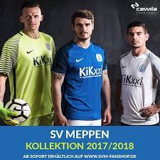 Nicht nur die fußballer des sv meppen befinden sich in der sommerpause. Sv Meppen 1912 E V On Twitter Die Neuen Trikots Sind Da Ab Sofort Konnt Ihr Hier Https T Co 8iuazshht3 Die Neue Kollektion Bestellen Ndsvm Https T Co Xmsxjebvzt