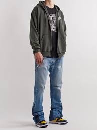 Our legacy third cut printed denim jeans. Blue Slim Fit Two Tone Distressed Denim Jeans Gallery Dept Mr Porter