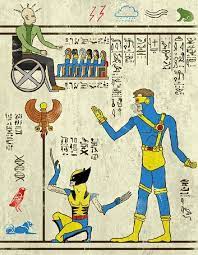 Pop Culture Heroes Reimagined As Egyptian Hieroglyphics Geek Art Art Series Hieroglyphics