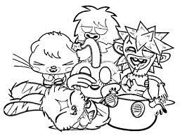 Food coloring is a great way for kids to tie dye. Laughing With Moshi Monster Coloring Pages Color Luna Monster Coloring Pages Coloring Pages Moshi Monsters