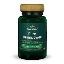 Amazon.com: Swanson Pure Brainpower Brain Health Cognitive Memory Focus  Support Brain-Derived Neurotrophic Factor (BDNF) Herbal Supplement (Ginkgo  Biloba, Bacopa Monnieri) 60 Veggie Capsules (Veg Caps) Vegan : Health &  Household