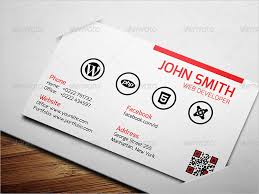 Business card template for spa resort. 25 Web Developer Business Card Psd Templates