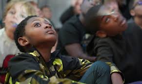 LEARNING AT LIGHT SPEED🚀🔭🪐: Today, students at Pick Elementary blasted  off beyond the stratosphere as they learned from Mobile Ed Productions'  SkyDome Planetarium with the incredible Ty Maroney leading the journey! •