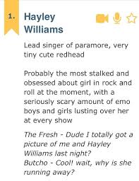 Hayley Williams Definition In Urban Dictionary P Paramore Hayley Williams Music Bands