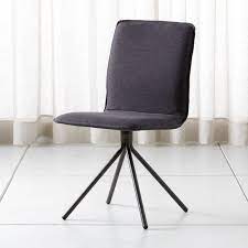 Shop Whirl Anthracite Swivel Dining Chair Our Whirl Swivel Dining Chair Has G Swivel Dining Chairs Grey Upholstered Dining Chairs Oversized Chair Living Room