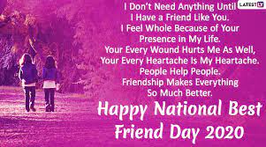 History of national best friends day: National Best Friend Day 2020 Wishes Hd Images Whatsapp Stickers Gif Greetings Bestfriends Facebook Messages Bff Quotes And Sms To Send To Your Best Friends Latestly