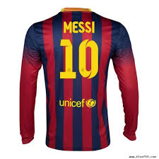 After more than 20 incredible years at the club, lionel messi now looks to have played his last game in a barcelona shirt. 2013 14 Barcelona Messi Home Long Sleeve Soccer Jersey Soccer Jersey Barcelona Shirt Famous Shirts