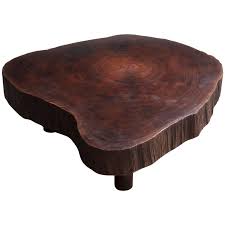Grande rustic trunk coffee table. Solid Tree Trunk Coffee Table Made Of A Thick Cross Section Of Vinhatico Wood For Sale At 1stdibs