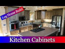 log home build episode #23 kitchen