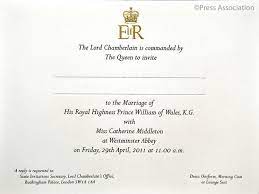 Royal Wedding Invitation Royal Wedding Invitation Kate Middleton Wedding Royal Invitation