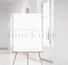 Easel Mockup Bridal Shower Sign Mockup Image Welcome Sign Etsy Sign Mockup Shower Signs Bridal Shower Signs