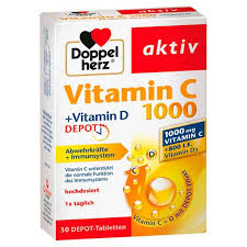Vitamin C 1000 Vitamin D 800 Me Doppelherz Aktiv Vitamin C 1000 Vitamin D Depot 30 Sht Doppelherz
