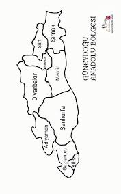 Kirtkirtla Bolgeler Boyama Sayfasi Cografya Ders Programlari 5 Sinif