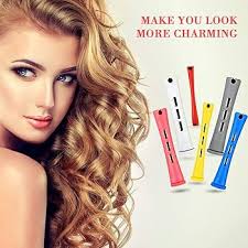 WILLBOND 72 Pieces Multicolor Plastic Hair Perm Rods, 6 Sizes Cold Wave  Rods with 1 Piece Steel Pintail Hair Comb for Hairdressing & Styling : Buy  Online at Best Price in KSA -