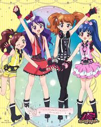 Pretty Rhythm Dear My Future Mia Reina Karin And Ayami Anime Kawaii Anime Anime Lovers