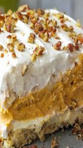 Best Pumpkin Delight Dessert Recipe Video Lil Luna Recipe Pumpkin Delight Dessert Recipe Layered Pumpkin Dessert Pumpkin Delight