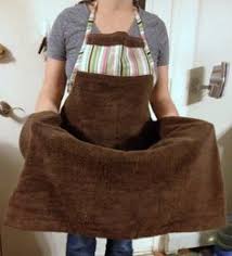 Some mothers like to buy a longer towel, so that the bottom half can be folded over, to form a nice, snug pouch for their babies. 26 Baby Bath Apron Ideas Baby Bath Apron Diy Baby Stuff