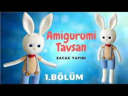 Amigurumi Tavsan Yapimi Bolum 1 Buyuk Tavsan Bacak Nasil Orulur Youtube Amigurumi Oyuncak Orme Bebekler