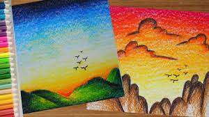 ระบายส ท องฟ า สวยๆ ส ไม how to draw beautiful sky youtube สก อต