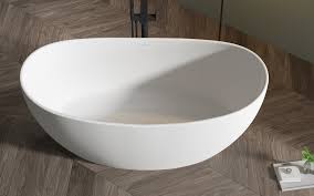 Dauertiefpreise große auswahl 30 tage rückgaberecht. Freistehende Badewanne Aus Mineralguss Hawaii Stone 180 X 85 Cm Wahlbar In Matt Oder Hochglanz Zubehor Optional