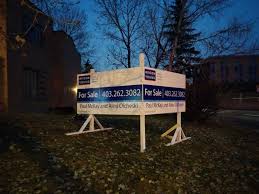 Another 4x8 Skid Sign We Did For Avison Young Are You Looking For Exterior Signage Check Out Our Website Http Wra Exterior Signage Signage Business Signage