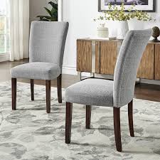 Chaise Rembourree Lancaster Dining Chairs Grey Upholstered Dining Chairs Gray Dining Chairs