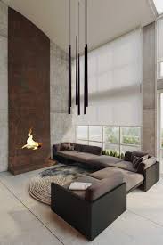 Beton Cire Et Ciment Brut En Deco Interieure Dans 12 Maisons D Architecte Decoration Interieure Deco Interieure Salon Haut Plafond