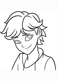 Marinette and andriana are in love with each other so nice to paint! Ladybug And Cat Noir Coloring Pages Print For Free