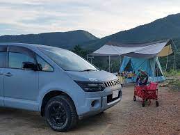 デリカを世田谷ベースカラーで刷毛塗り全塗装 デリカ カスタム 車 塗装 diy デリカd5 カスタム