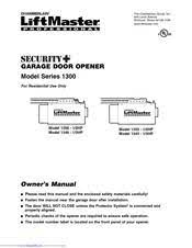 Liftmaster are one of the largest garage door opener manufacturers in the world, they produce a large range of openers including belt, chain and screw drive models. Chamberlain Liftmaster 1345 Manuals Manualslib