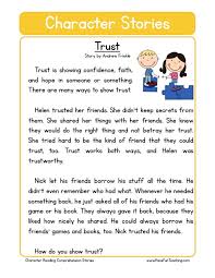 Reading Comprehension Worksheet Trust Reading Comprehension Skills Teaching Reading Comprehension Reading Comprehension