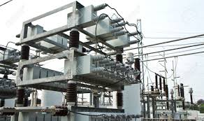 Capacitor banks work on the same theory that a single capacitor does; Capacitor Bank In High Voltage Substation Stock Photo Picture And Royalty Free Image Image 13497474