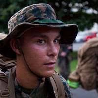 During the fire training at Cao Malnisio Range, Pordenone,