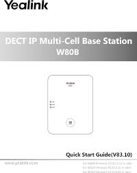 W80b Dect Ip Base Station User Manual Yealink Xiamen Network Technology