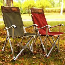 Ultra Light Aluminum Alloy Outdoor Folding Chair Fishing Recreational Household Portable Chair Fishing Chair Outdoor Folding Chairs Beach Chairs