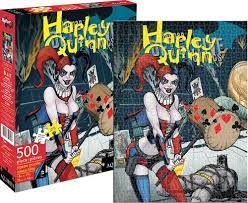Spend some time with one of dc comics most notable fem fatales, harley quinn while you assemble this 1000 piece puzzle that. Aquarius Harley Quinn 500 Piece Jigsaw Puzzle Multi Colored 8 Buy Online In Angola At Angola Desertcart Com Productid 24736506