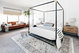 They come in a variety of designs and they look great in any space, with a special affinity for your farmhouse or. Modern Farmhouse Style Main Suite With Black Canopy Bed Hgtv S 2019 Designer Of The Year Awards Hgtv