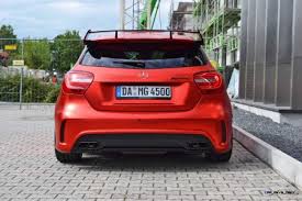 When the a45 arrived in 2013, it instantly became one of the most desirable super hatchbacks on the market, for two good. Mercedes Benz A45 Amg In Satin Red Chrome Wrap By Folien Experte Car Revs Daily Com