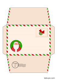 Downloadable files are in non editable pdf format. 24 Letter Envelope Template To From Santa Kids Pic Com