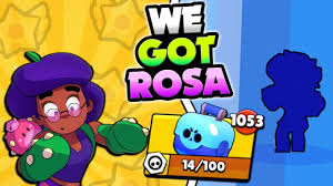 Rosa creates a tough second skin of vines, preventing 80 percent of incoming damage for 6 seconds. We Got Rosa Gemming Maxing New Brawler Rosa In Brawl Stars Mega Box Rosa Opening Youtube