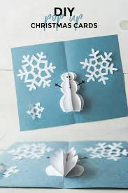 Find the bigger piece of paper and using some. Diy Pop Up Christmas Cards 2 Ways Tree Card Snowman Card