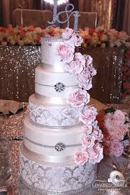 Luxury Wedding Cakes Faux Wedding Cakes Toronto Wedding Cakes Pink And Silver Wedding Bling Cake By Elegant Wedding Cakes Luxury Wedding Cake Wedding Cakes