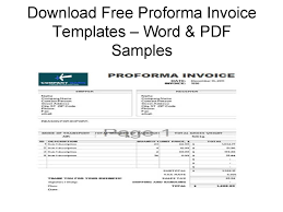 Download Free Proforma Invoice Templates Word By Proforma Invoice Issuu