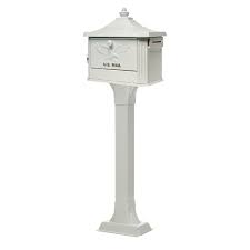 Upgrade to one of these for free: Hemingway Locking Mailbox Mailbox And Post Kit Gibraltar Mailboxes
