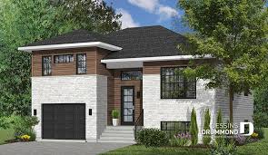 Plan De Maison Unifamiliale Logan No 3490 Maisons De Style Prairie Plans De Bungalow Et Plan Maison Contemporaine