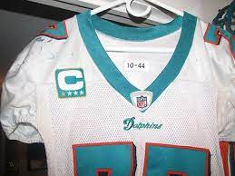 They dont have it in madden 20 either! Jake Long Game Worn Miami Dolphins Jersey Nfl Auctions Captains Patch 478714776