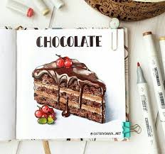 Pin By Adeline On Bullet Journal In 2020 Food Painting Food Illustrations Sweet Drawings