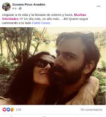 Actor cubano Caleb Casas cumple 40 años y así lo felicita su esposa Susana  Pous